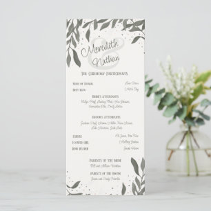 Wedding Leaves Simple Modern Elegant Inspirivity