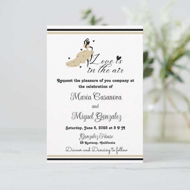  Wedding Love Flemish Love is in the air (Standing Front)