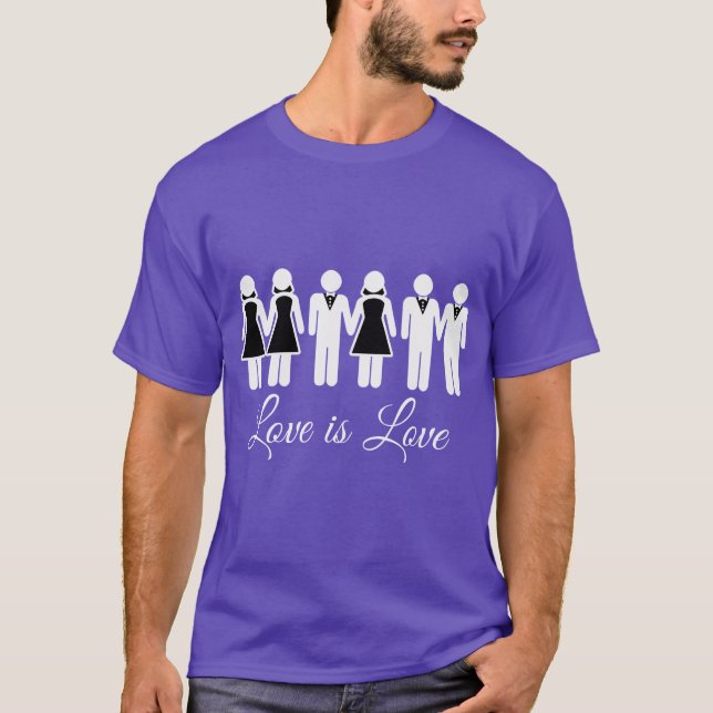 WEDDING LOVE IS LOVE T-Shirt (Front)