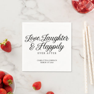 Wedding Love Quote Napkin