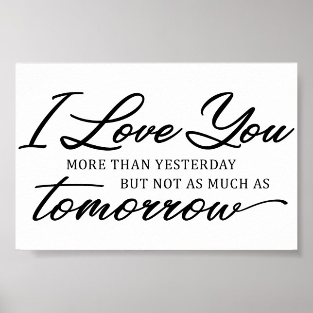 Wedding Love Quote  Poster (Front)