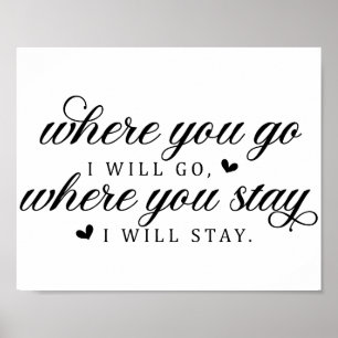 Wedding Love Quote Poster