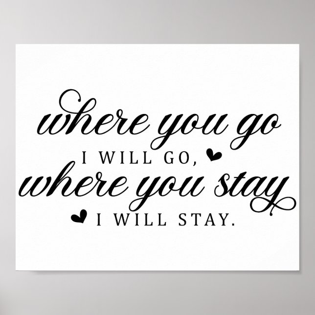 Wedding Love Quote  Poster (Front)
