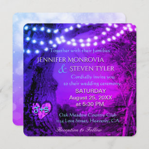Wedding Lovely Colours Invitation