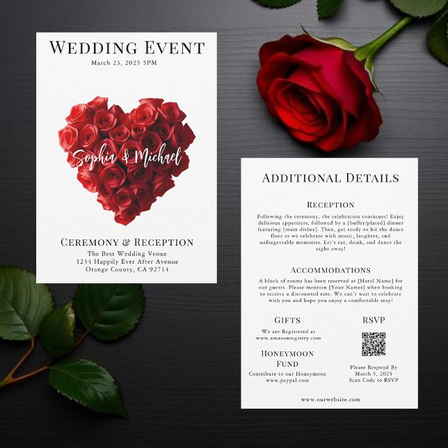 Wedding Magazine Cover All in One Invitation (Wedding Magazine Cover All in One Invitation)