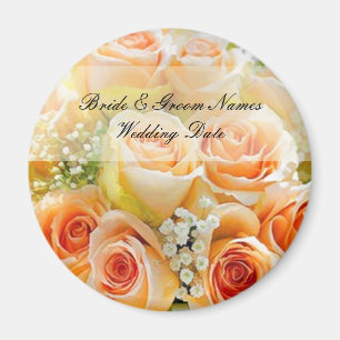 Wedding Magnet Favour Template