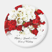 Wedding Magnet Favour's Template