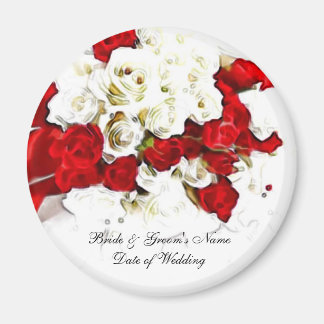 Wedding Magnet Favour's Template
