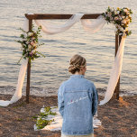 Wedding Maid of Honour Bridal Bachelorette Party Denim Jacket<br><div class="desc">Casual, chic, cool, rugged charm, retro vintage style, enduring appeal, fashion icon, fun, cool, elegant script / typography / font, red heart, wedding wow Maid of Honour bridal party women's ladies blue cotton-blend jean jacket / denim jacket. Add a touch of fun and flair to any wedding day. A stylish...</div>