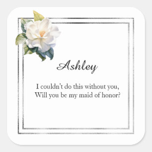 Wedding Maid of Honour Gift Stickers