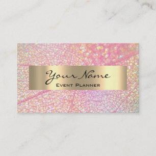 WEDDING MAKEUP ARTIST COUCH Rose HOLOGRAPH Appointment Card