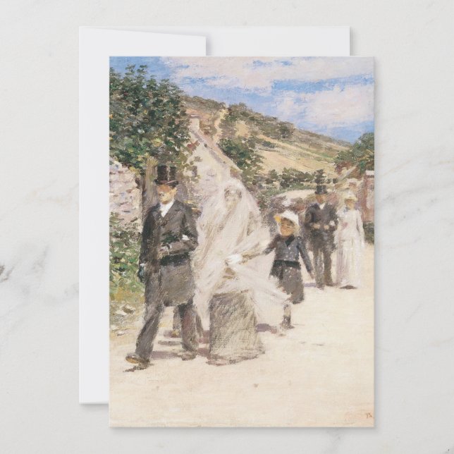 Wedding March by Theodore Robinson Invitation (Front)