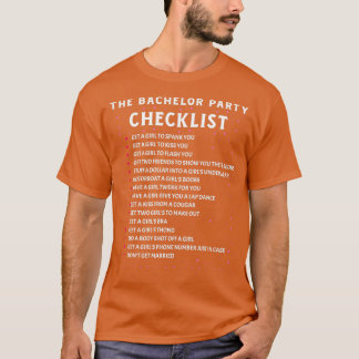 Wedding Marriage Bachelor Party Groom Gift 4 T-Shirt