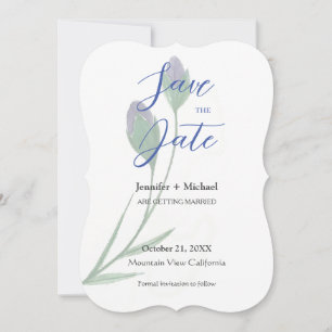 Wedding Marriage Minimalist Calligraphy Floral