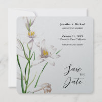 Wedding Marriage Minimalist Calligraphy Floral