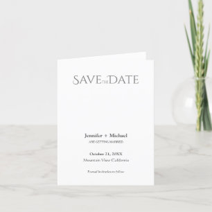 Wedding Marriage Minimalist Calligraphy Script Announcement