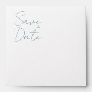 Wedding Marriage Minimalist Calligraphy Script Envelope