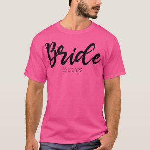 Wedding Matching Gifts Bride Est T-Shirt