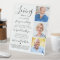 Wedding Memorial Custom 3 Photo In Loving Memory 