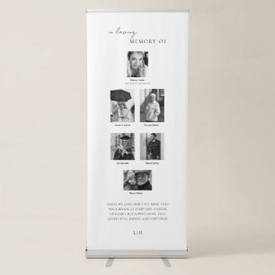 Wedding Memorial Photos In Loving Memory Retractable Banner