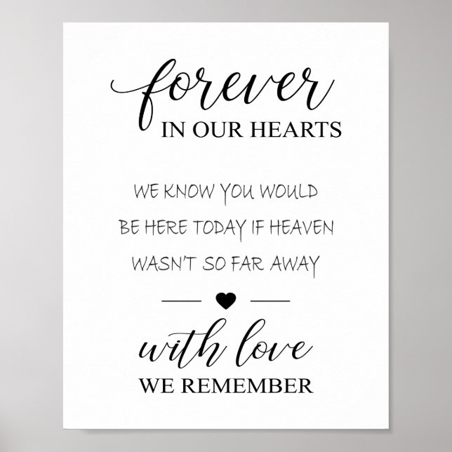 Wedding Memorial Sign (Front)