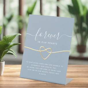 Wedding Memorial Table Pedestal Sign