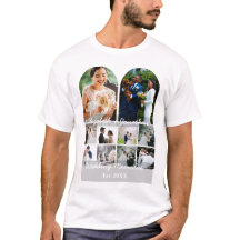 Wedding Memories 10 Photo Collage Couple Template