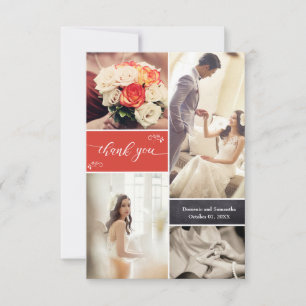 Wedding Memories" Personalised Thank You  Card