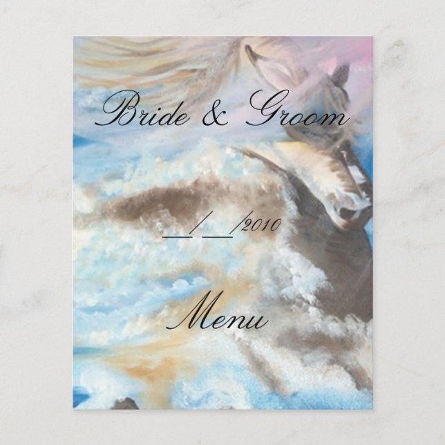 wedding menu (Front)