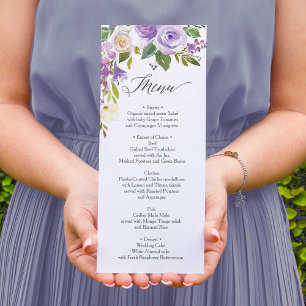 Wedding Menu - Bridal Shower Menu - Darling Flora