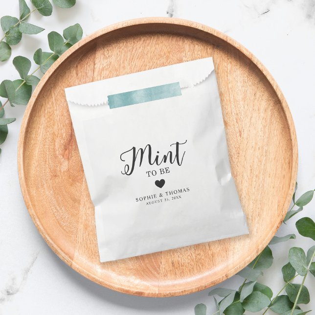 Wedding Mint to Be Favour Bags (Creator Uploaded)