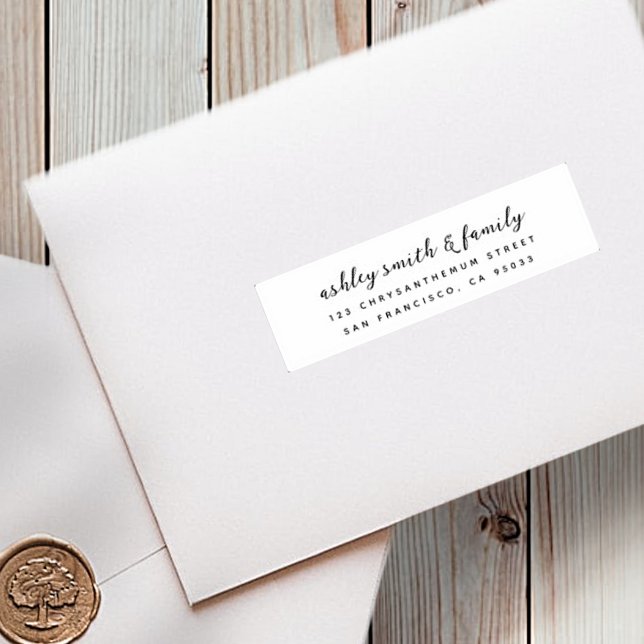 Wedding Modern Elegant Chic Guest Names & Address (Creator Uploaded)