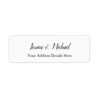Wedding Modern Elegant Plain Simple Professional