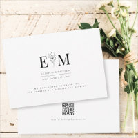 Wedding Modern Minimalist Elegant Chic Foliage
