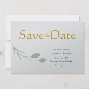 Wedding Modern Minimalist Plain Calligraphy Script Invitation