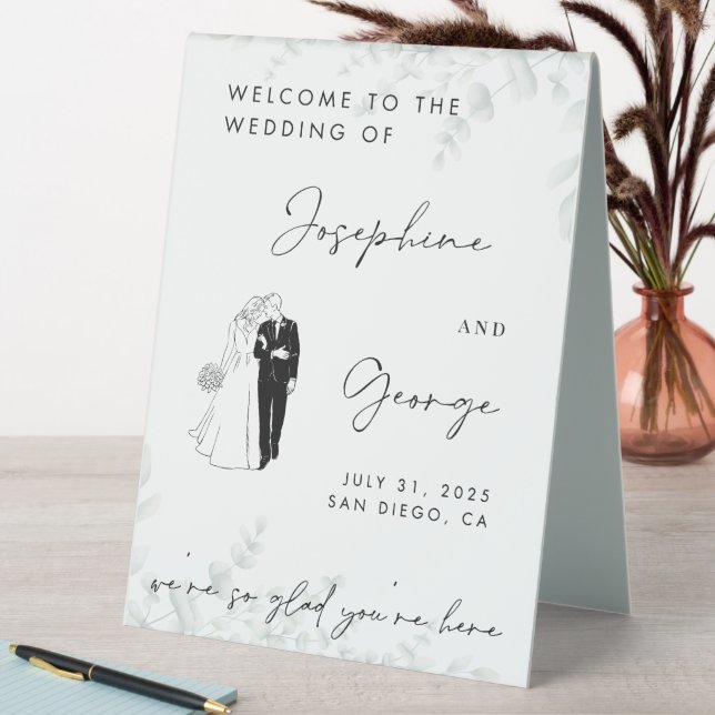 Wedding Modern Tabletop Signs (In SItu (Table))