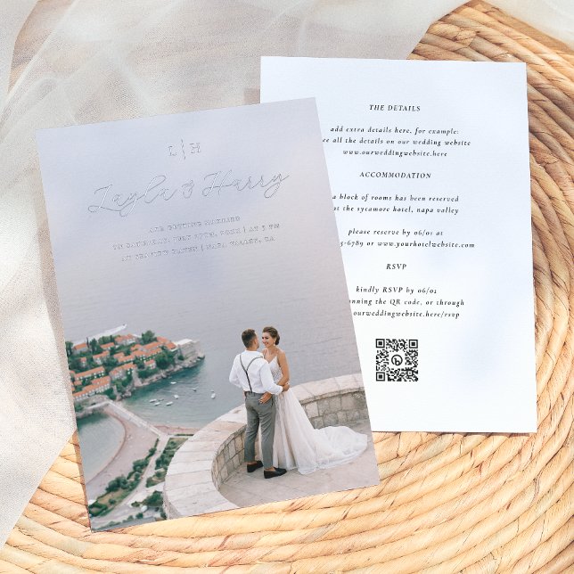 Wedding Monogram | All In One QR Code Photo (Creator Uploaded)