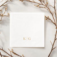 Wedding Monogram Classic Elegant Letters