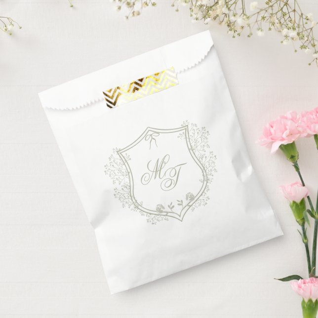 Wedding Monogram Favour Bags (Sealed)