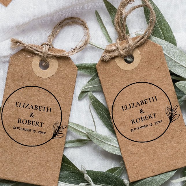 Wedding Monogram Mr and Mrs Round Personalised Self-inking Stamp (Creator Uploaded)