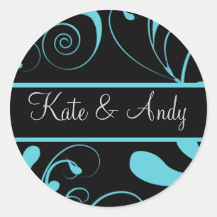 Wedding Monogram stickers