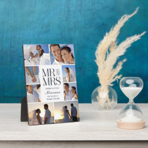 Wedding Montage Custom Photo Frame - White