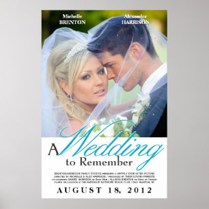 Wedding Movie Poster - Custom Photo Template