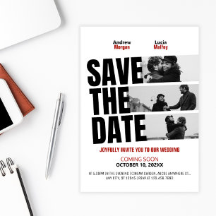 Wedding movie poster  save the date