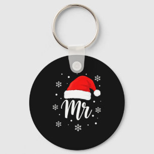 Wedding Mr. Santa Hat, Mr. Christmas Snowflakes Fo Key Ring