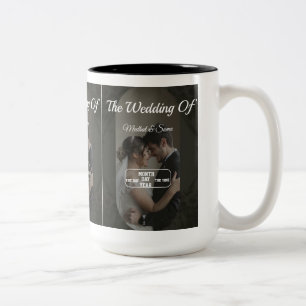 Wedding Mug for Bride and Groom Romantic Couple