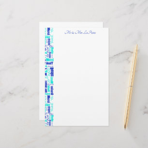 Wedding Multilingual Thank You Typography Border Stationery