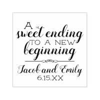 Wedding Names Date Sweet Ending New Beginning