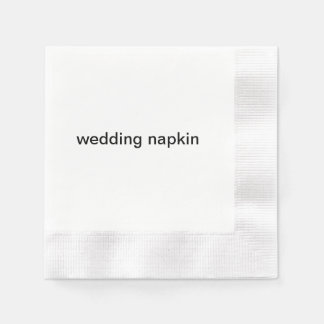 wedding napkin
