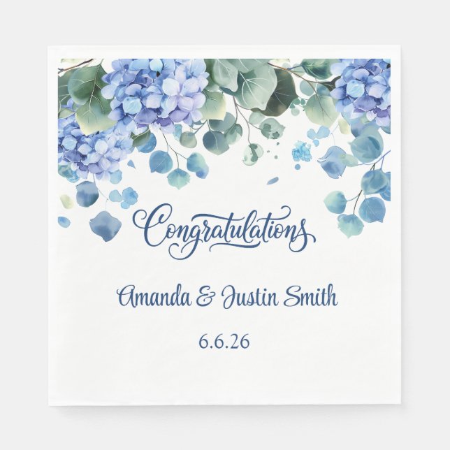 Wedding  napkin (Front)